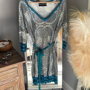 Gorgeous metallic Custo Knitwear dress